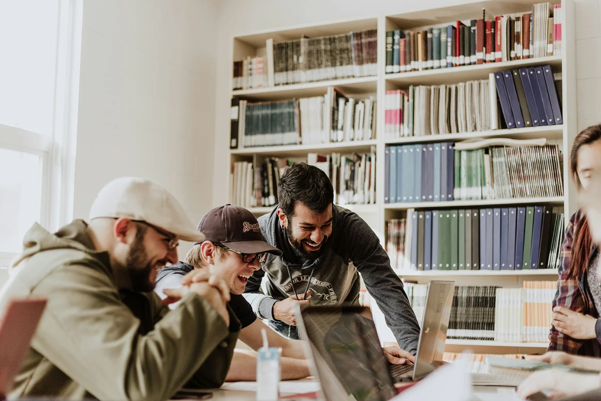 Team researching AI search and AEO strategies in 2025