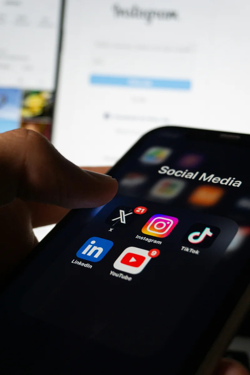 Social media platforms Instagram LinkedIn TikTok